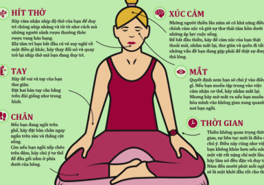 Các bước thiền định giúp giải tỏa lo âu và ngủ ngon